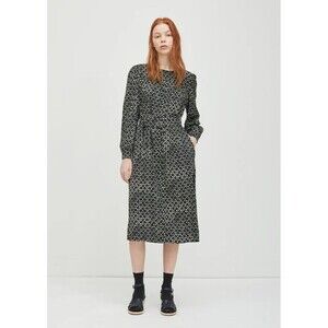 A.P.C. Marguerite Dress - Black and White Floral BNWT Sz 6 (38)